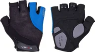 Rękawiczki rowerowe - Verso Rękawiczki rowerowe Verso SB-01-7037-A czarno-niebieskie S - miniaturka - grafika 1