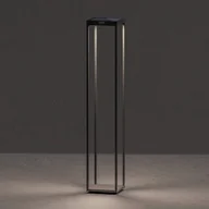 Lampy ogrodowe - KLEWE Lampa solarna LED RADIA MEGA, antracyt, 110 cm, aluminium IP65 - miniaturka - grafika 1