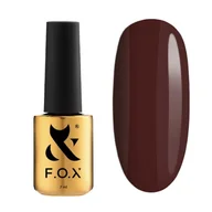Lakiery hybrydowe - F.O.X Lakier Hybrydowy 7 ml - Mocha Mousse 109 Ciepły Głęboki Brąz - miniaturka - grafika 1