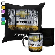 Gadżety dla niej i dla niego - ZESTAW KUBEK MAGICZNY + POSZEWKA Z PODUSZKĄ- CHEVROLET SAMOCHODY + IMIĘ - miniaturka - grafika 1