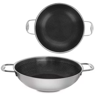 Orion Patelnia stalowa WOK nieprzywierający COOKCELL HYBRYD 28 cm 112991 - Patelnie - miniaturka - grafika 1