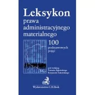 Prawo - C.H. Beck Leksykon prawa administracyjnego materialnego. 100 podstawowych pojęć - miniaturka - grafika 1