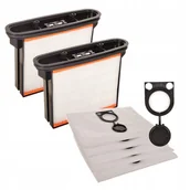 Filtry do odkurzaczy - 5x WORKI 2x FILTR odkurzacza BOSCH GAS 25 STARMIX - miniaturka - grafika 1