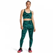 Legginsy - Damskie legginsy treningowe Under Armour Project Rock LG Ankl Pt Lg - zielone - miniaturka - grafika 1