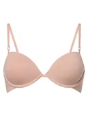 Biustonosze - Calvin Klein Biustonosz damski na fiszbinach - Usztywniany - Wielofunkcyjne ramiączka Kobiety Sztuczne włókno różowy jednolity, 70B - miniaturka - grafika 1