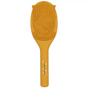 Harry Potter Hufflepuff Szczotka do włosów, szczotka do rozczesywania, okrągła, żółta, borsuk Uniwersalny - Szczotki do włosów dla dzieci - miniaturka - grafika 1