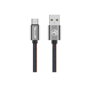 Tellur Kabel do transmisji danych, USB na typ-C, 1m, denim TLL155381 - Kable USB - miniaturka - grafika 1