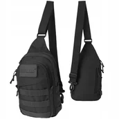 Plecaki - Plecak na ramię taktyczny wojskowy turystyczny Mil-Tec Crossbody Bag Czarna - miniaturka - grafika 1