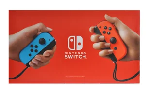 KONSOLA NINTENDO BLUE  &amp; RED SWICH JOY-CON - uszkodzone opakowanie zewnętrzne / WYSYŁKA GRATIS /  / TEL. 500 005 235 - Konsole Nintendo - miniaturka - grafika 2