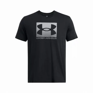Koszulka męska Under Armour M Boxed Sports Updated Ss Rozmiar: M / Kolor: czarny/szary - Koszulki sportowe męskie - miniaturka - grafika 1