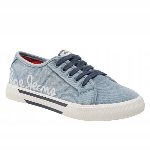 PEPE JEANS TRAMPKI DAMSKIE SZNUROWANE CASUAL LOGO 37 AWE