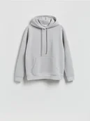 Bluzy męskie - Reserved - Bluza z kapturem - jasnoszary - miniaturka - grafika 1