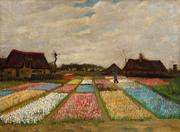 Plakaty - Flower Beds in Holland, Vincent van Gogh - plakat 50x40 cm - miniaturka - grafika 1