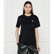 Koszulki i topy damskie - Karl Lagerfeld T-shirt IKON PATCH Loose fit - miniaturka - grafika 1