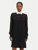 Sukienki - KARL LAGERFELD Sukienka codzienna A3W13020 Czarny Regular Fit - miniaturka - grafika 1