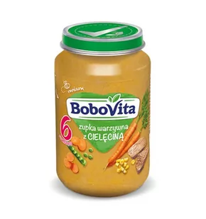 BoboVita Zupka warzywna z cielęciną po 6 miesiącu 190 g - Dania dla dzieci - miniaturka - grafika 1