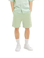 Spodenki damskie - TOM TAILOR Denim Męskie bermudy dresowe szorty 1035679, 31038 - Placid Green, XS - miniaturka - grafika 1