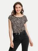 Bluzki damskie - ONLY Bluzka Vic 15161116 Brązowy Regular Fit - miniaturka - grafika 1