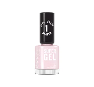 Rimmel Super Gel żelowy lakier do paznokci 105 Pink Glazed 12ml - Lakiery do paznokci - miniaturka - grafika 1
