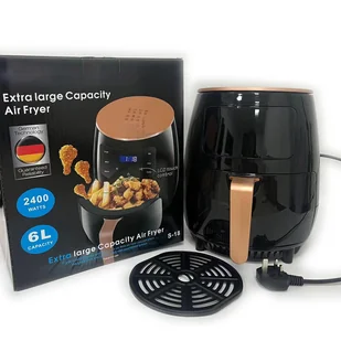 Beztłuszczowa Frytkownica Elektryczna Frytownica Air Fryer Piekarnik 6L - Frytownice gastronomiczne - miniaturka - grafika 1