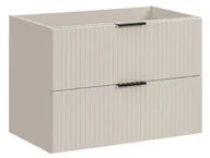 Szafki łazienkowe - Beżowa szafka umywalkowa z szufladami 80 cm R5-R36 - miniaturka - grafika 1