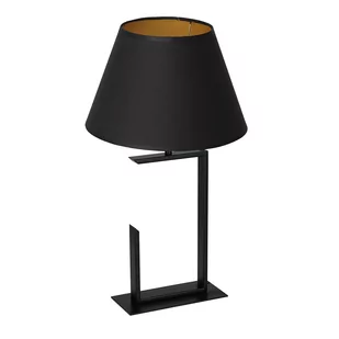 Luminex H 520 Black 3410 Lampa stołowa lampka 1x60W E27 czarny/złoty - Lampy stojące - miniaturka - grafika 1