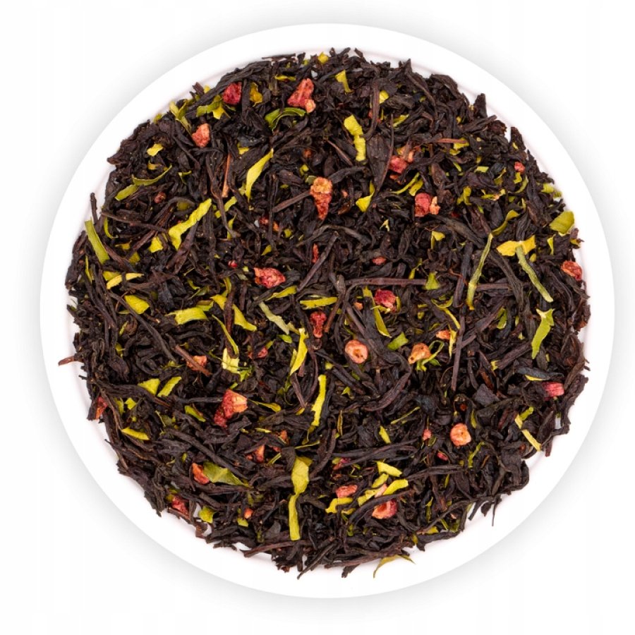 Herbata Czarna Liściasta Earl Grey Malina Limonka Rio Teaverso 500G
