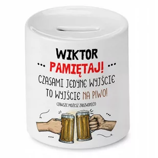Skarbonka dla Wiktora na Urodziny Idealny Prezent z Nadrukiem ze Zdjęciem - Skarbonki Skarbonka dla Wiktora na Urodziny Idealny Prezent z Nadrukiem ze Zdjęciem - Skarbonki - miniaturka - grafika 1