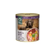 Mokra karma dla psów - Pure Nature Dog Pute Rind - indyk i wołowina z marchewką i fenkułem dla dorosłych psów 800 g - miniaturka - grafika 1