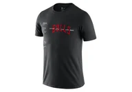 Koszulki męskie - Nike Nba Chicago Bulls World Courtside Tee Black - miniaturka - grafika 1