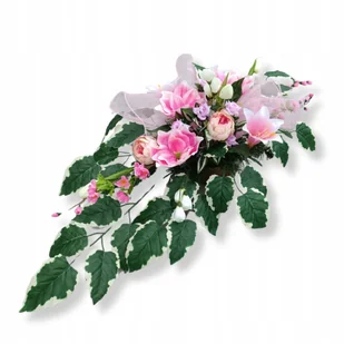 Stroik Wielkanocny na cmentarz do domu Wiosenna kompozycja Sztuczne kwiaty - Sztuczne kwiaty - miniaturka - grafika 1