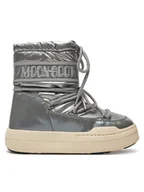 Buty dla dziewczynek - Moon Boot Śniegowce Junior Park Boot 80D3440020 Srebrny - miniaturka - grafika 1