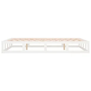 Lumarko Rama łóżka, biała, 120 x 200 cm, lite drewno - Łóżka - miniaturka - grafika 8