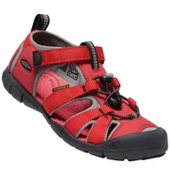 Buty dla chłopców - Sandały dziecięce Keen Seacamp II CNX K Rozmiar butów (UE): 25-26 / Kolor: czerwony/szary - miniaturka - grafika 1