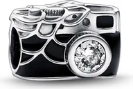Selfie stick - Pandora Marvel 792352C01 Charm Ladies Spider-Man Camera Selfie Sterling Silver - miniaturka - grafika 1