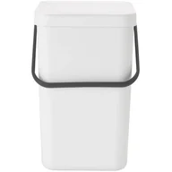 Kosze na śmieci - Brabantia Kosz na śmieci Sort&amp;aGo 25L biały 129926 129926 - miniaturka - grafika 1
