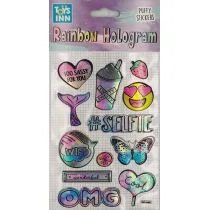 Stnux Naklejki rainbow hologram - Selfie - Zabawki kreatywne - miniaturka - grafika 1