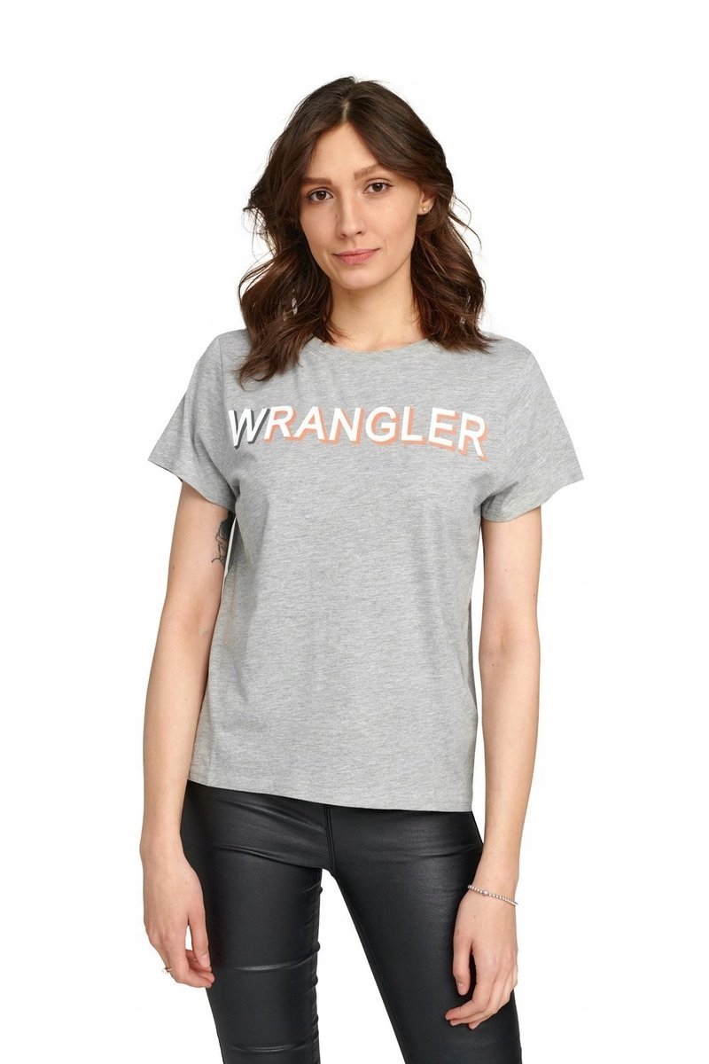 WRANGLER SS TEE MID GREY MEL W7Z1EVX37 XS