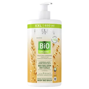 Eveline Bio Organic Balsam Mleczko Owsiane 650ML - Balsamy i kremy do ciała - miniaturka - grafika 1
