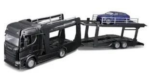 Str.Fire Multicar Carrier Scania 770S 1:43 BBURAGO - Samochody i pojazdy dla dzieci - miniaturka - grafika 1