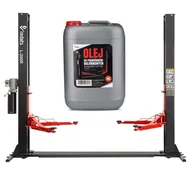 Podnośniki - Podnośnik Dwukolumnowy Samochodowy 4T REDATS L-200R z Ramą Półautomatyczny + Olej Gratis - miniaturka - grafika 1