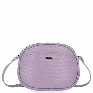 Uniwersalna Listonoszka Damska firmy David Jones Jasno Fioletowa - Torebki damskie - miniaturka - grafika 1