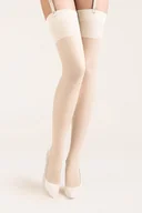 Rajstopy - Gabriella Katia 227 białe pończochy damskie - miniaturka - grafika 1