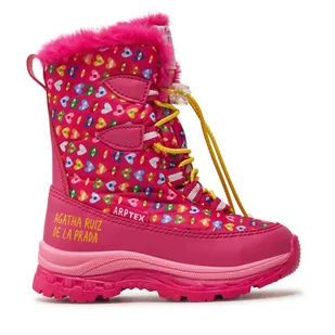 Śniegowce Agatha Ruiz de la Prada 241992-A S Różowy - Buty dla dziewczynek - miniaturka - grafika 1