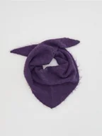 Czapki damskie - Reserved - Trójkątna chusta - fioletowy - miniaturka - grafika 1