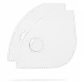 Maseczki antysmogowe - wessper Filtr do maski antysmog Wessper WES059 5-8 lat 2szt - miniaturka - grafika 1