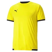 Koszulki męskie - PUMA PUMA Koszulka męska Teamliga Jersey Cyber Yellow-puma Black L 704917 - miniaturka - grafika 1