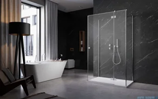 Radaway Essenza Kdj+S kabina 80x80x80cm prawa szkło przejrzyste 1384051-01-01/1385021-01-01R/1384051-01-01 - Kabiny prysznicowe - miniaturka - grafika 18