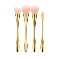 Pędzle do makijażu - TOOLS FOR BEAUTY TOOLS FOR BEAUTY ZESTAW 4 PĘDZLI DO MAKIJAŻU - miniaturka - grafika 1