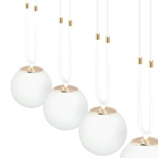 Emibig GLAM 3 WHITE/OPAL 1115/3 lampa wisząca szklane klosze GLAMOUR 1115/3 - Lampy sufitowe - miniaturka - grafika 5